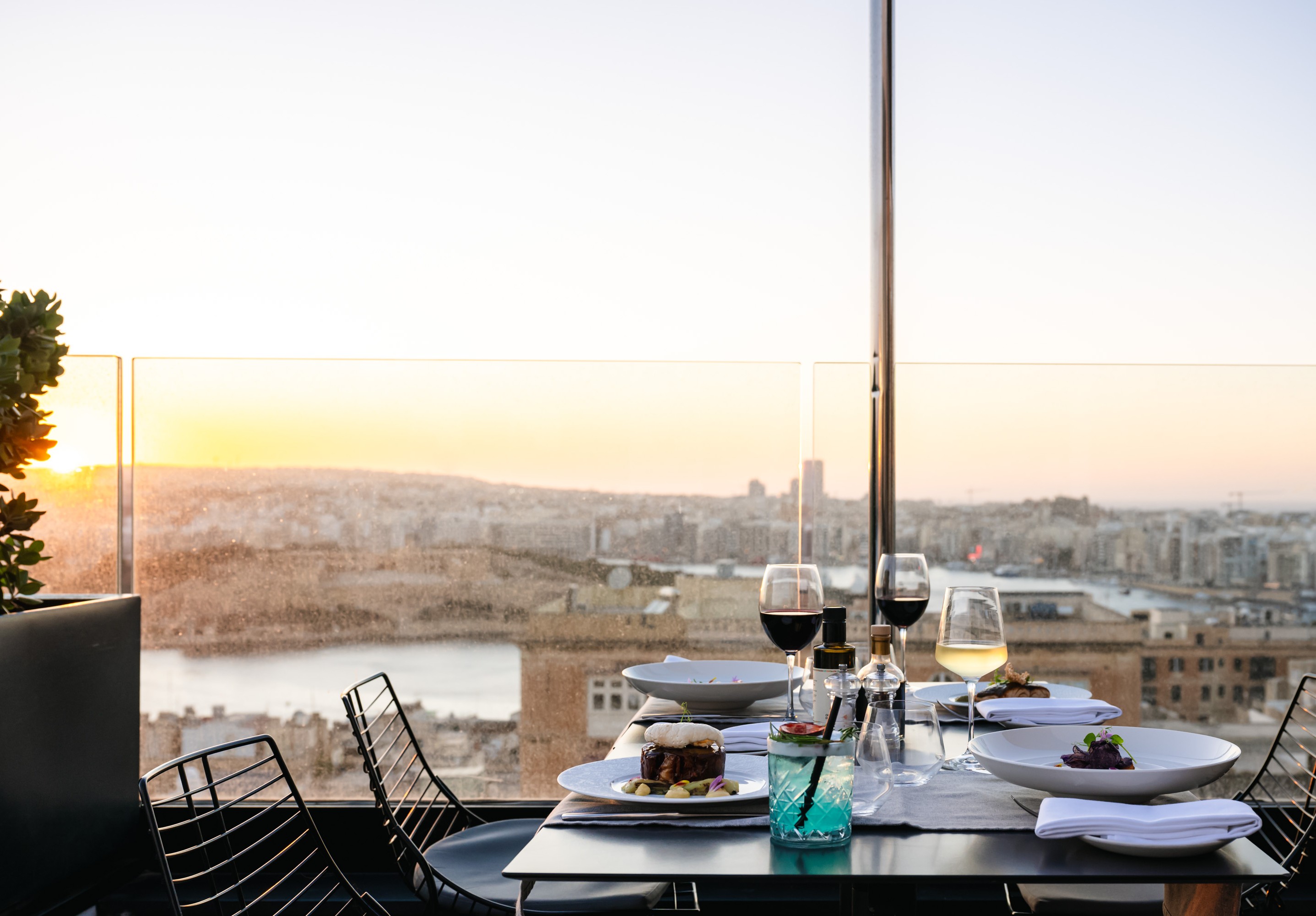 The Rooftop Restaurant & Lounge at The Embassy Valletta Hotel photo 6