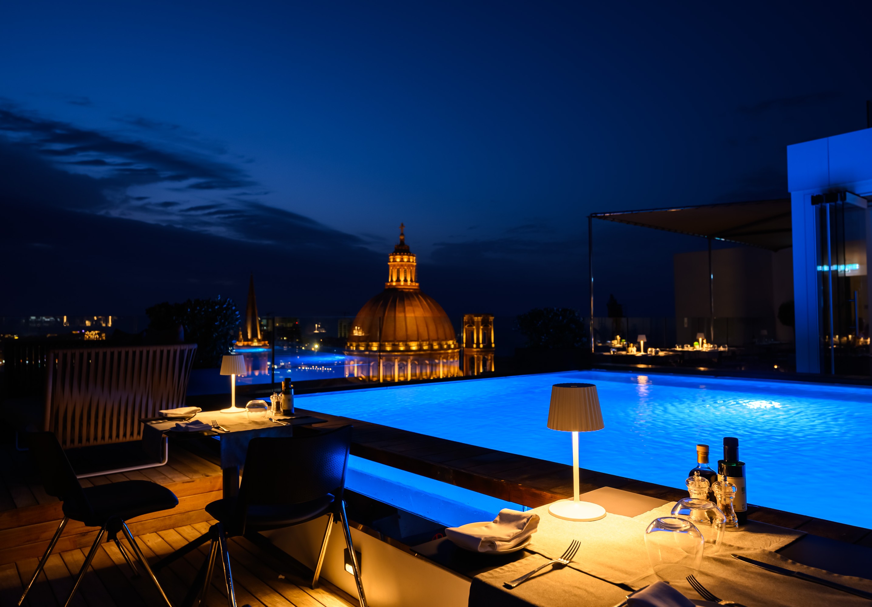 The Rooftop Restaurant & Lounge at The Embassy Valletta Hotel photo 5